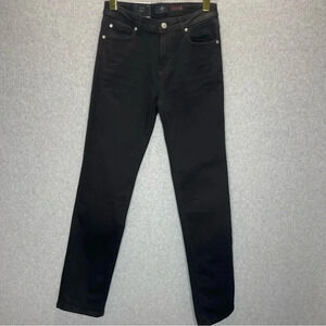 7 for all Mankind Slimmy Black Slim Straight Leg Jeans